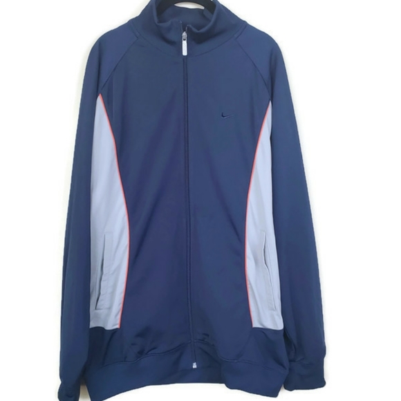 Nike Other - Nike Men's Blue Track Jacket - Large
